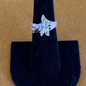 Marcasite Silver Floral Silver Ring